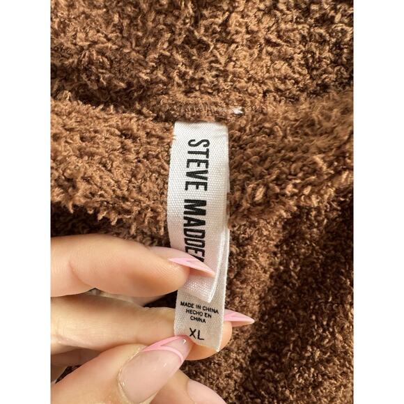 Steve Madden Drawstring Shorts Teddy Coquette Loungewear Pajamas Cute Comfy XL - Picture 2 of 4